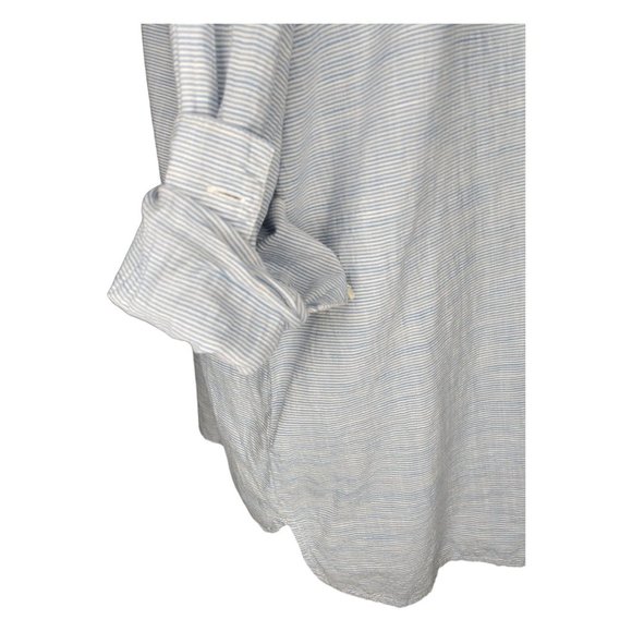 100% Cotton Collared Shirt Popover V-Neck Size XL - Picture 5 of 10